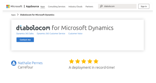 Facile Integrazione Microsoft Dynamics con Diabolocom