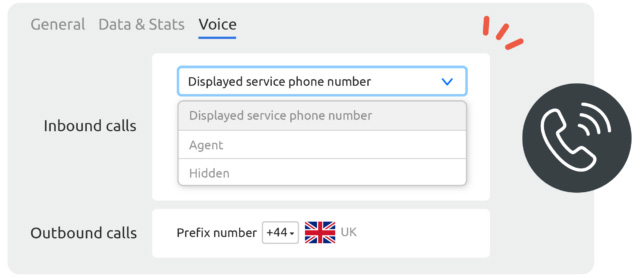 I tuoi team possono effettuare e ricevere chiamate VoIP grazie alla telefonia di Diabolocom.